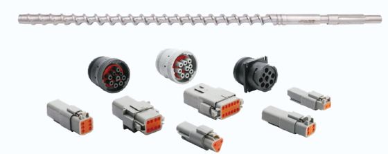 Wear Resistant Single Screw Barrel Corrosion Resistant Screw Injection Machine  60mm
