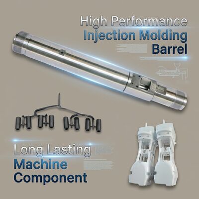 Wear Resistant Injection Molding Barrel Corrosion Resistant Barrel HRC 28