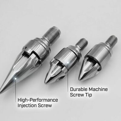 Chen Hsong 168T Injection Molding Machine  Screw Tip Assembly