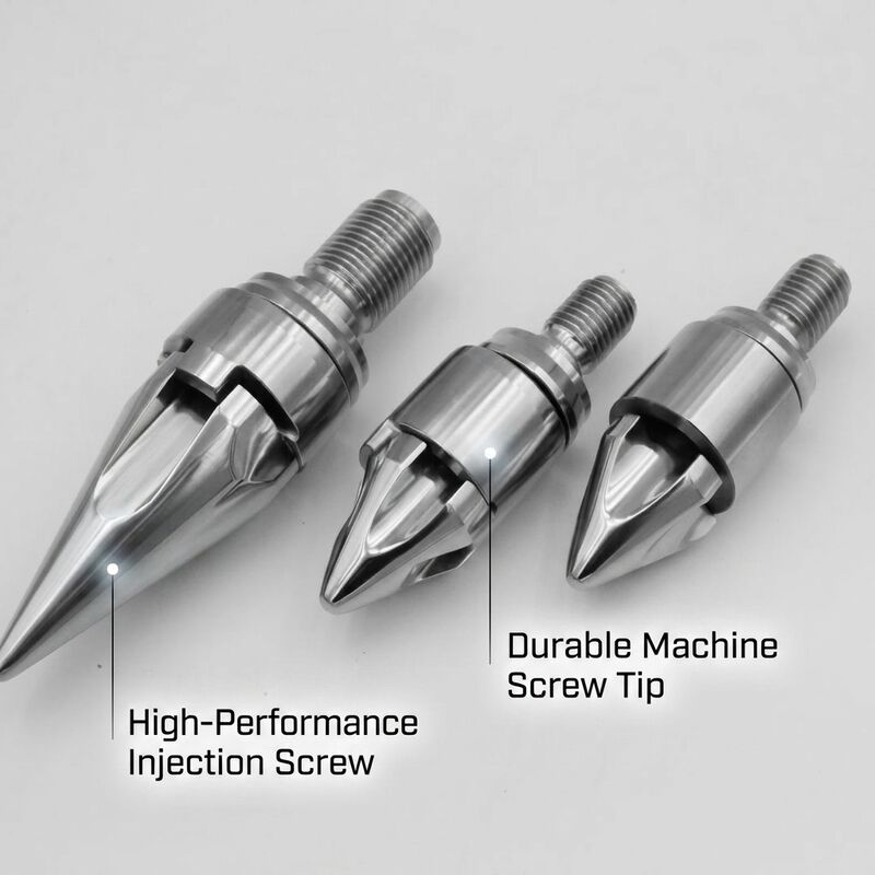 Chen Hsong 168T Injection Molding Machine  Screw Tip Assembly